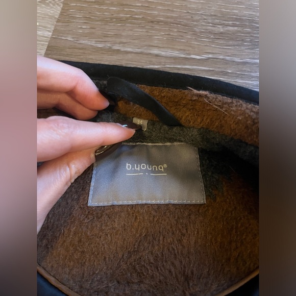 ASOS B.Young Chevron Lined Coat - Picture 5 of 6